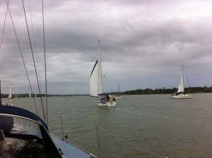 'Sanderling' heading up The Orwell