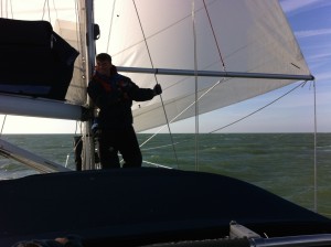 NW 5's. Harry at the mast.