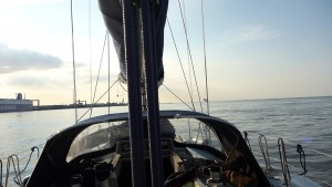 Approaching Cuxhaven