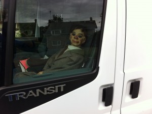 My former business complaints manager Billy, preferred the safety of the van